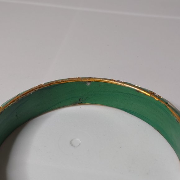 Large Green India Bangle - Picture 9 of 15